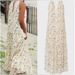 ANTHROPOLOGIE maxi Drew Floral Dress size XS